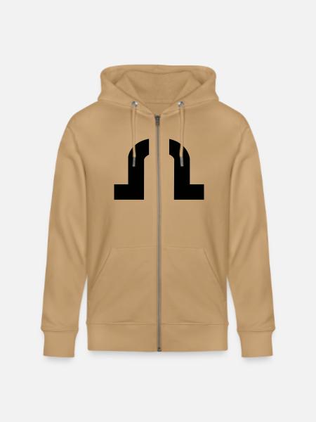 Soling sailing class - Stanley/Stella Cultivator Organic Zip Hoodie - latte