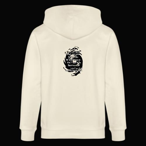 𝓘 𝓦𝓪𝓷𝓽 𝔂𝓸𝓾𝓻 𝓛𝓸𝓿𝓮 - 𝐵𝓁𝒶𝒸𝓀 - Stanley/Stella Cultivator Organic Zip Hoodie