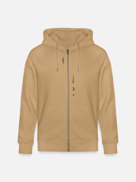 microphone - Stanley/Stella Cultivator Organic Zip Hoodie - latte