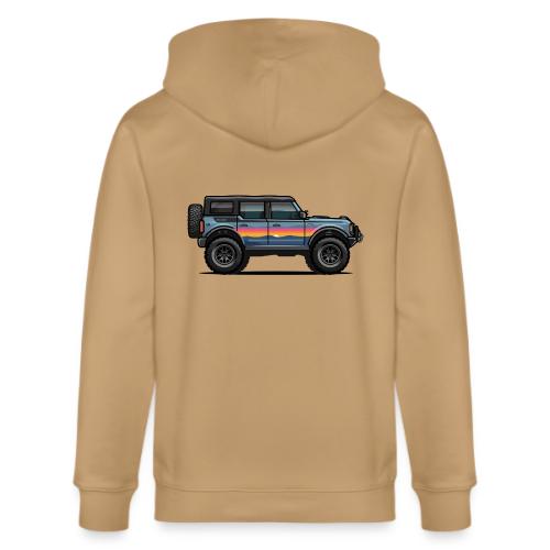 FVG Bronco Sunset with FVG Logo - Stanley/Stella Cultivator Organic Zip Hoodie