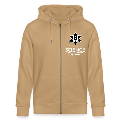 Science The Evolutionary Advocate White Design - Stanley/Stella Cultivator Organic Zip Hoodie
