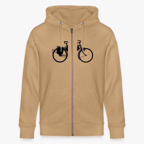 swiss_army_bike_bw - Stanley/Stella Cultivator Organic Zip Hoodie