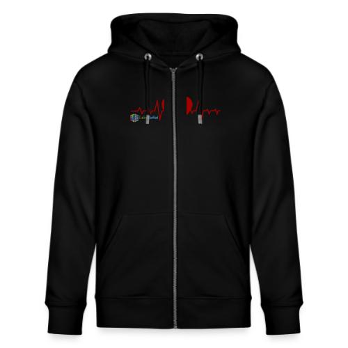 Heart with Heartbeat, Loving Medical Coding - Stanley/Stella Cultivator Organic Zip Hoodie