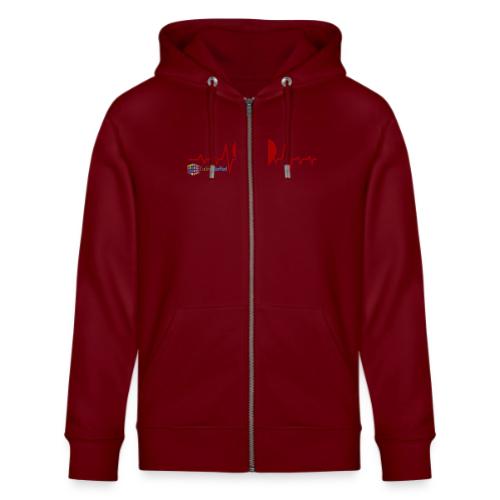 Heart with Heartbeat, Loving Medical Coding - Stanley/Stella Cultivator Organic Zip Hoodie