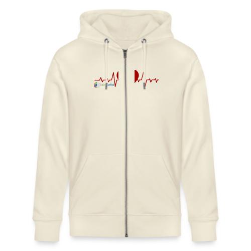 Heart with Heartbeat, Loving Medical Coding - Stanley/Stella Cultivator Organic Zip Hoodie