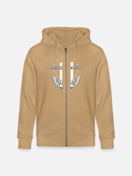 911 Never forget - Stanley/Stella Cultivator Organic Zip Hoodie - latte