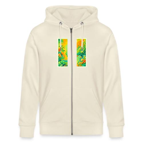Tropical Foliage Abstract - Stanley/Stella Cultivator Organic Zip Hoodie