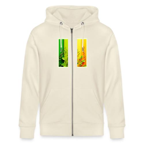 Modern Color Block Nature - Stanley/Stella Cultivator Organic Zip Hoodie