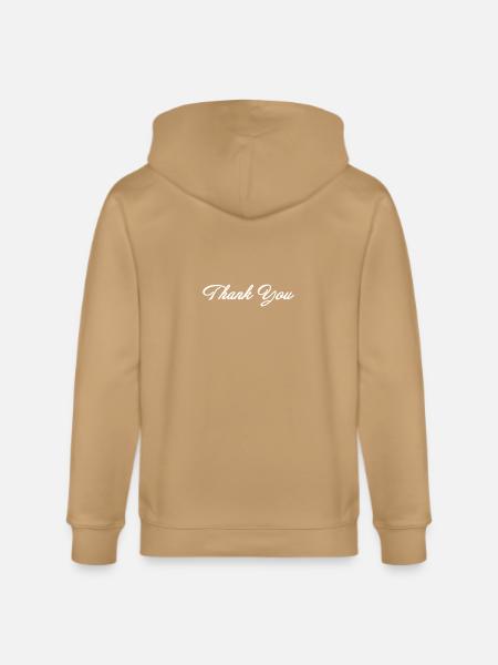 Thank You! - Stanley/Stella Cultivator Organic Zip Hoodie - latte