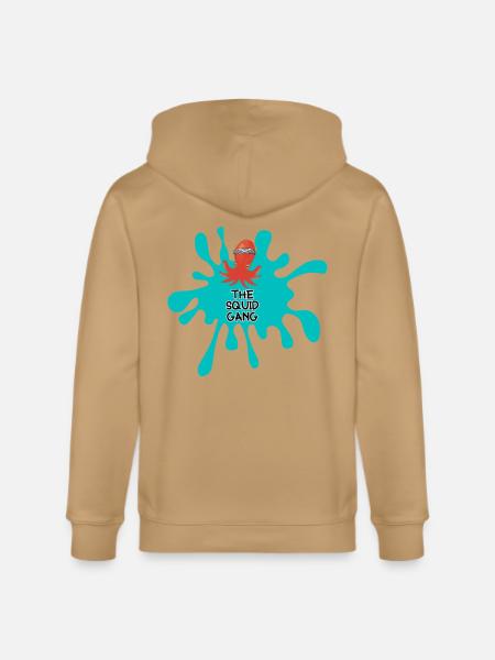 SquidGang merch - Stanley/Stella Cultivator Organic Zip Hoodie - latte