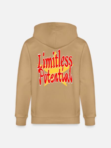 Limitless Potential - Stanley/Stella Cultivator Organic Zip Hoodie - latte