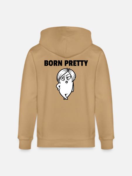 Talk to the hand - Stanley/Stella Cultivator Organic Zip Hoodie - latte