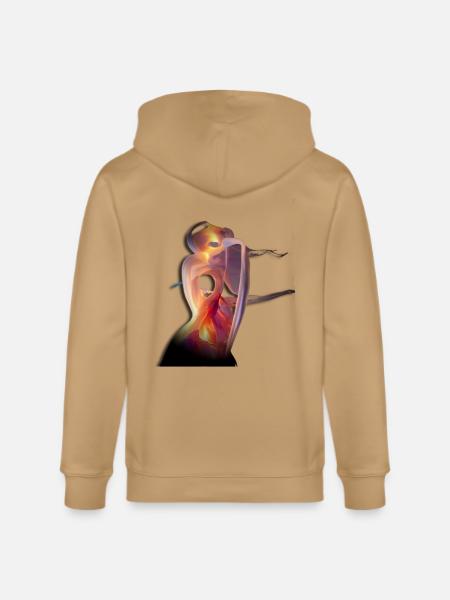 The Phantom Rhapsody - Stanley/Stella Cultivator Organic Zip Hoodie - latte