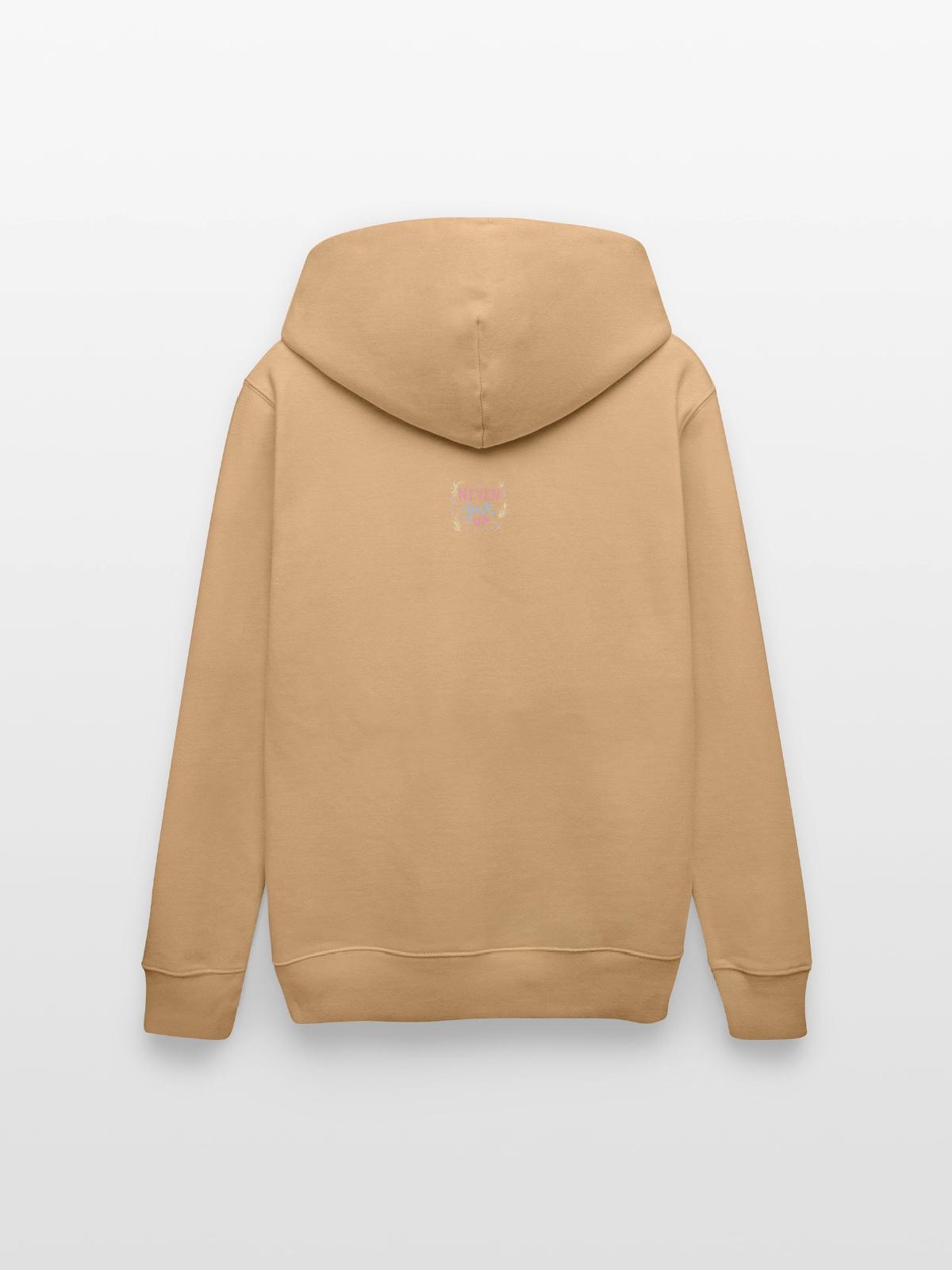 . - Stanley/Stella Cultivator Organic Zip Hoodie - latte - Back
