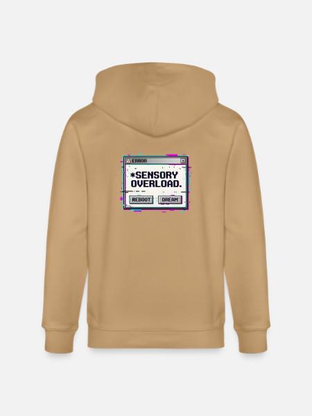 Sensory Overload - Stanley/Stella Cultivator Organic Zip Hoodie - latte