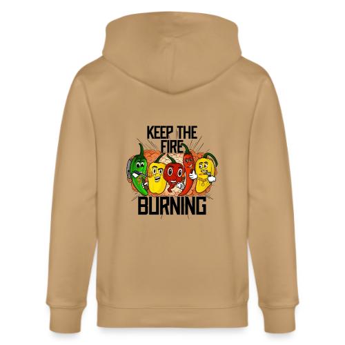 keep the fire burning - Stanley/Stella Cultivator Organic Zip Hoodie
