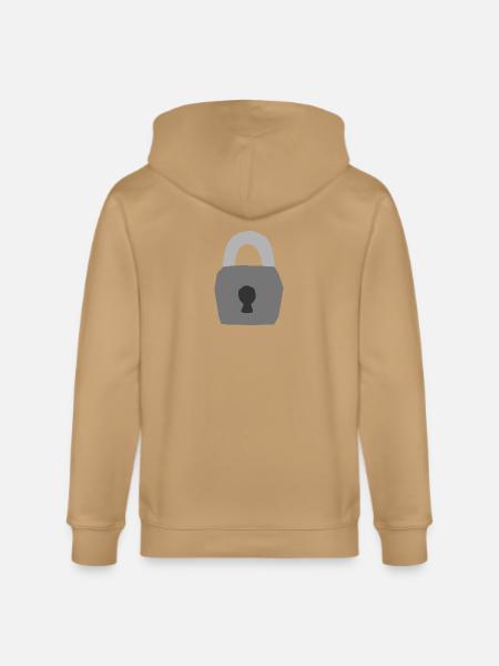 Lock - Stanley/Stella Cultivator Organic Zip Hoodie - latte