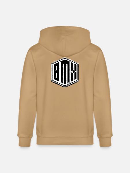 Bmx Apparel | Bmx Biker | Bmx - Stanley/Stella Cultivator Organic Zip Hoodie - latte