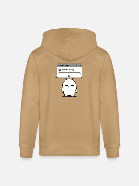 Monday Update Ghost: Low Progress - Stanley/Stella Cultivator Organic Zip Hoodie - latte