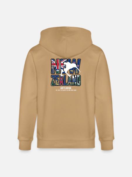 New_Zealand - Stanley/Stella Cultivator Organic Zip Hoodie - latte