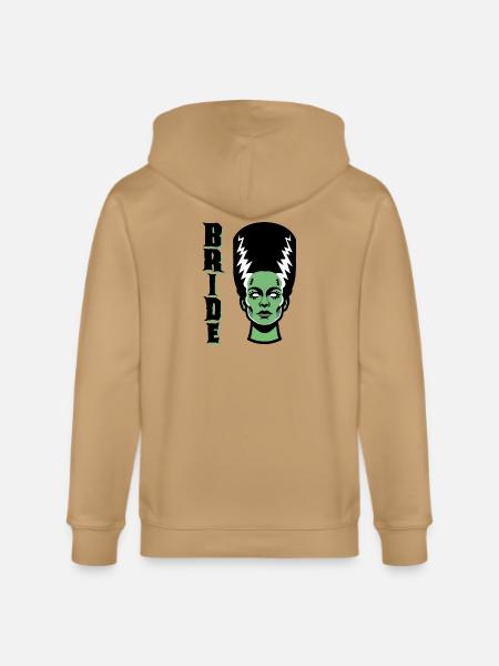 Electric Bride Monster - Stanley/Stella Cultivator Organic Zip Hoodie - latte