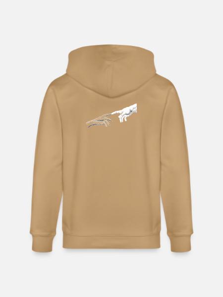 Human and Digital Reach - Stanley/Stella Cultivator Organic Zip Hoodie - latte
