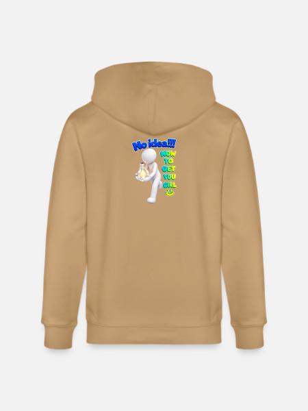 No Idea - Stanley/Stella Cultivator Organic Zip Hoodie - latte