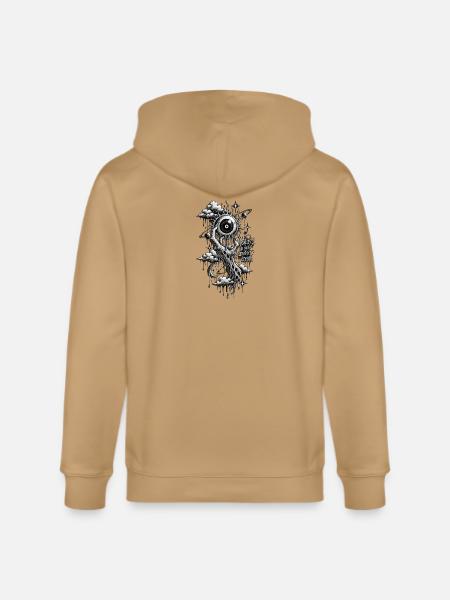 Reality Is Just Another Dream - Stanley/Stella Cultivator Organic Zip Hoodie - latte