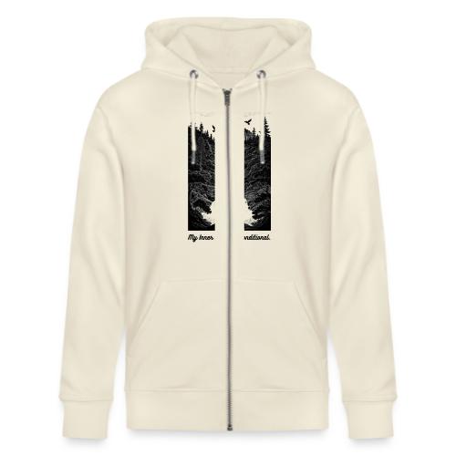 Conditional Inner Peace T-Shirt | Minimalist Zen - Stanley/Stella Cultivator Organic Zip Hoodie