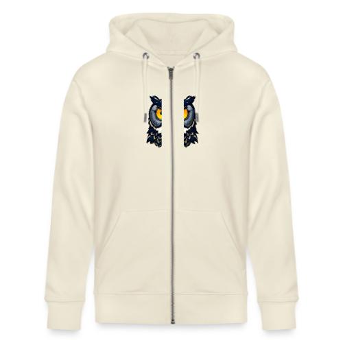 A COLORFUL OWL. - Stanley/Stella Cultivator Organic Zip Hoodie