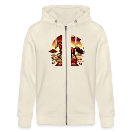 Year of the Horse Sunrise T Shirt, Lunar New Year - Stanley/Stella Cultivator Organic Zip Hoodie