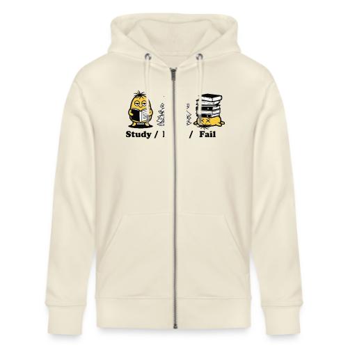 Funny Student Study Panic Fail Back To School - Stanley/Stella Cultivator Organic Zip Hoodie