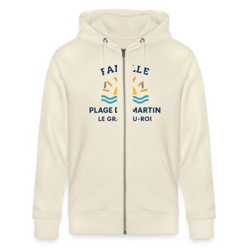 Family Beach Shirt – Plage des Martin Design - Stanley/Stella Cultivator Organic Zip Hoodie