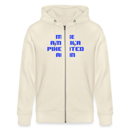 Pixelated America - Stanley/Stella Cultivator Organic Zip Hoodie