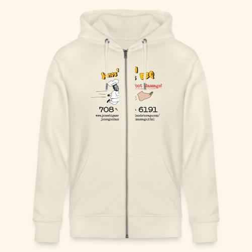 Jones Good Ass BBQ and Foot Massage logo - Stanley/Stella Cultivator Organic Zip Hoodie