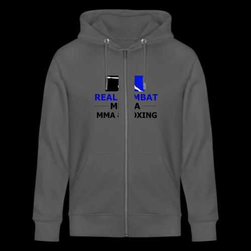 RCM MMA & BOXING Blue Logo - Stanley/Stella Cultivator Organic Zip Hoodie