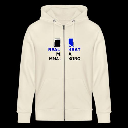 RCM MMA & BOXING Blue Logo - Stanley/Stella Cultivator Organic Zip Hoodie