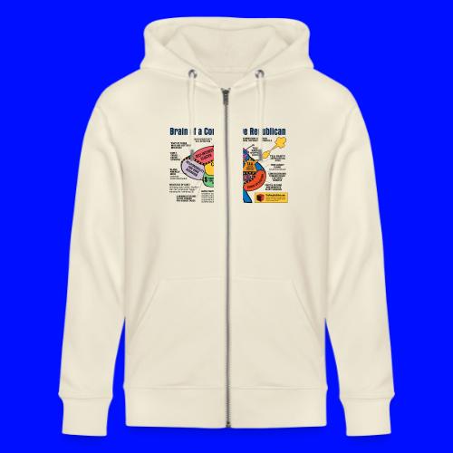 Brain of a Conservative Republican - Stanley/Stella Cultivator Organic Zip Hoodie