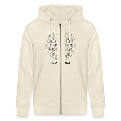 Santa's Festive Wheel T-Shirt - Stanley/Stella Cultivator Organic Zip Hoodie