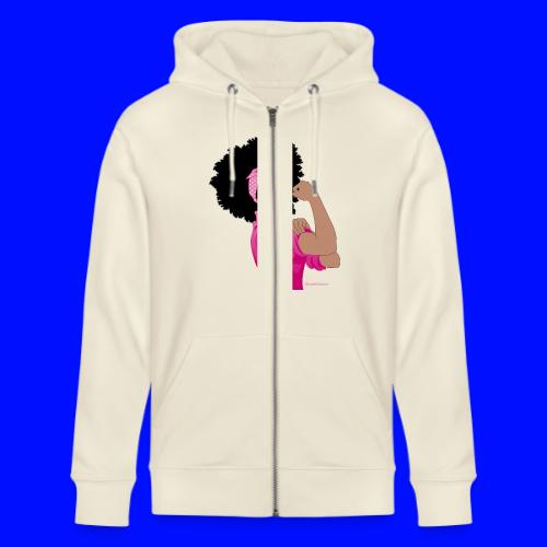 We can do it breast cancer awareness - Stanley/Stella Cultivator Organic Zip Hoodie
