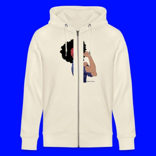 Naturally revolutionary we can do it - Stanley/Stella Cultivator Organic Zip Hoodie