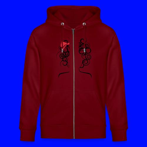Curly Girl with Red Bow - Stanley/Stella Cultivator Organic Zip Hoodie
