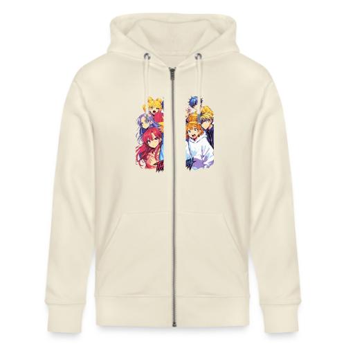 Thrill Rush Anime Squad Streetwear - Stanley/Stella Cultivator Organic Zip Hoodie