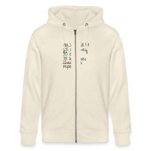 Abs Workout List - Stanley/Stella Cultivator Organic Zip Hoodie
