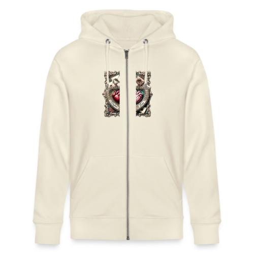 Keeper of My Deepest Love Victorian Locket T-Shirt - Stanley/Stella Cultivator Organic Zip Hoodie
