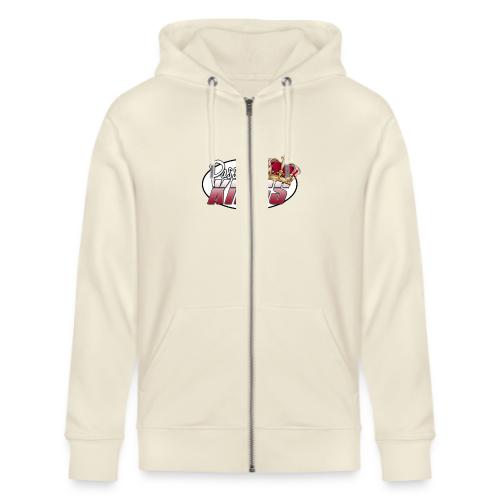 Passportkings white shirt design - Stanley/Stella Cultivator Organic Zip Hoodie