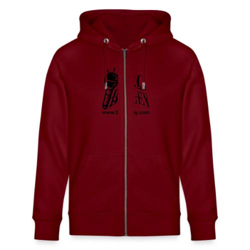 BIG Bailey LOGO and Website Black Artwork - Stanley/Stella Cultivator Organic Zip Hoodie