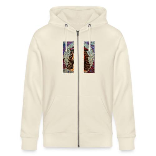 happy mosaic jesus - Stanley/Stella Cultivator Organic Zip Hoodie