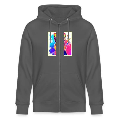 Rainbow Corgi: Pop Art Puppy Joy - Stanley/Stella Cultivator Organic Zip Hoodie