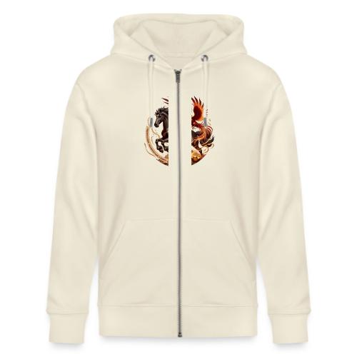 Year of the Horse Phoenix T Shirt, Lunar NY Gift - Stanley/Stella Cultivator Organic Zip Hoodie